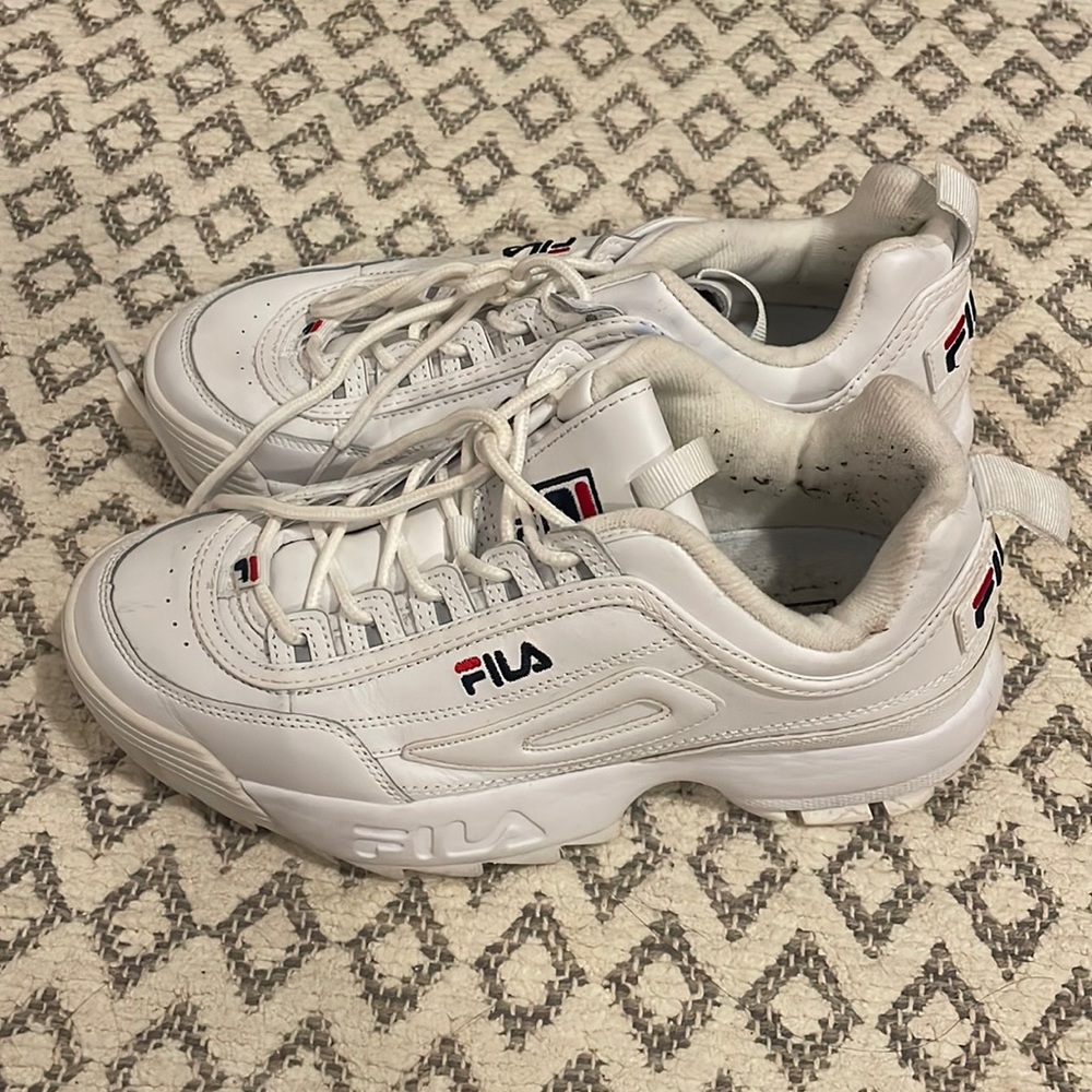 White Fila Shoes